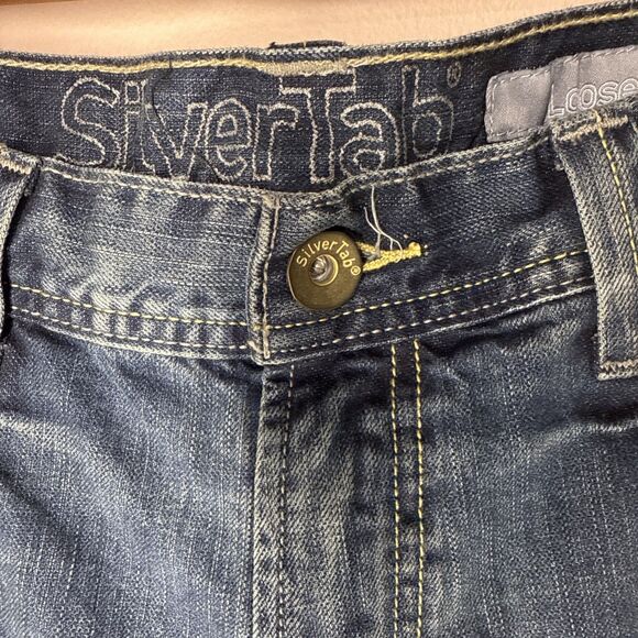Vintage Silver Tab by Levi's Loose Fit Jeans Mens W32 L32 Blue Denim 90s Y2K - Picture 8 of 13